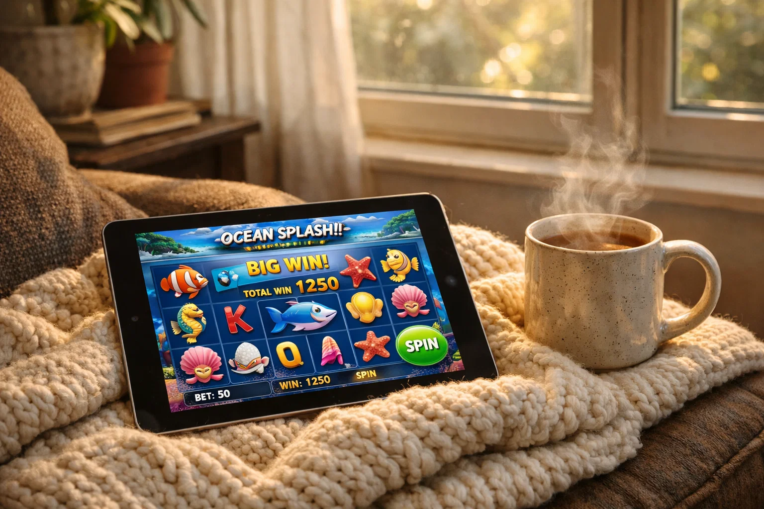 Online pokie machine Australia neon city lights